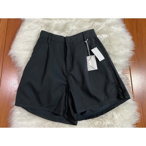 NWT Good American Summer Boss A Line High Rise Loose Shorts Size Small - Picture 6 of 6